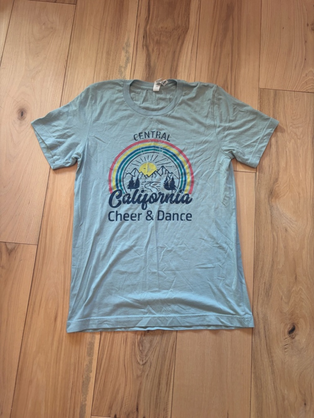 Bella Canvas Central California Cheer & Dance Retro Graphic Tee S